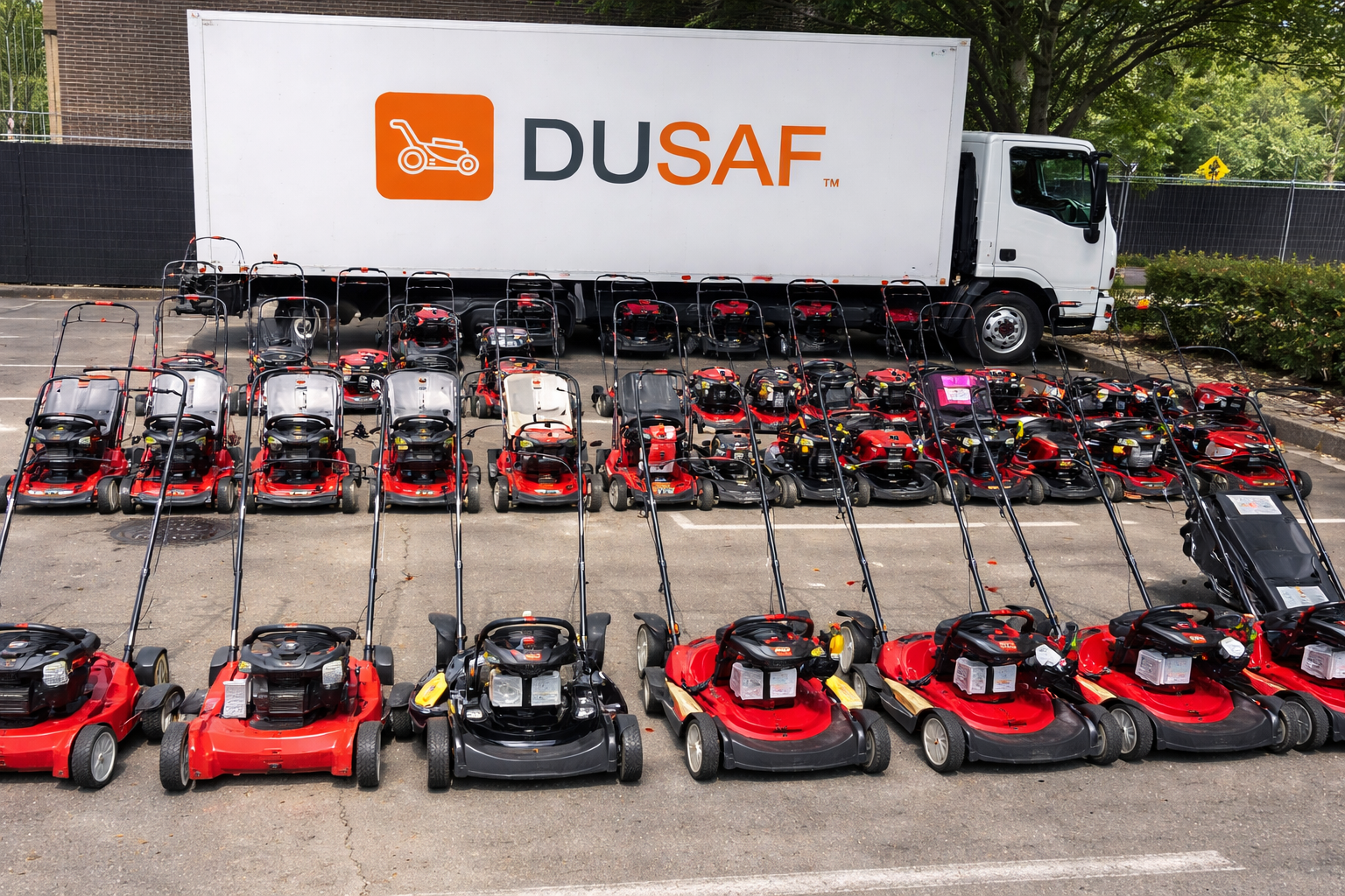 DUSAF fleet in the parking loT
